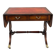 Table à jeux, bureau de style Empire en acajou, XIXe Siècle