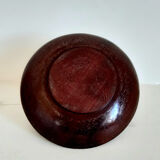 Scandinavian teak hand candle holder