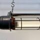 Large Grey Soviet Industrial Hanging Tube Light, 1970s