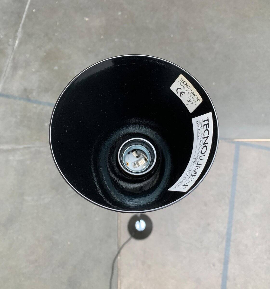 German floor lamp ES 57 mid-century by Egon Eiermann for Tecnolumen