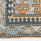 6x11 Unique Handmade Blue Persian Rug, 188x328Cm