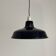 Suspension ancienne d’atelier emaillee