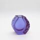 Murano Vase Alexandrite Mandruzzato Neodymium Brutalist Bark 13.5
