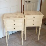 Pair of Louis XVI-style bedside tables