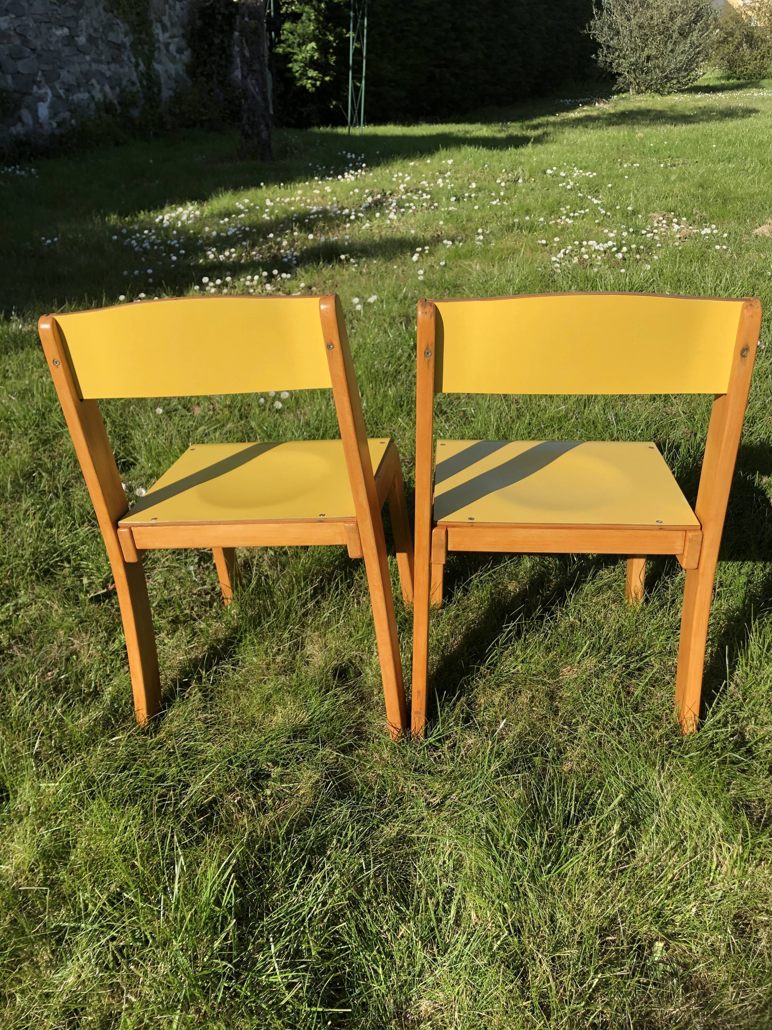 Paire de chaises enfant