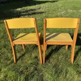 Paire de chaises enfant