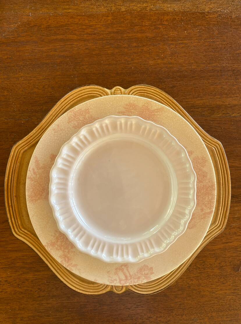 8 Moustiers ceramic plates