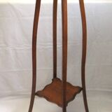 Sellette bois guéridon console 110 cm meuble porte plante statue sculpture
