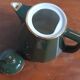 Teapot Apilcp Yves Deshoulières - Empire green and gold - 1980