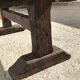 Solid oak desk, eighteenth century, France