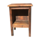 Wooden bedside table