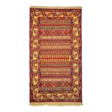 Tapis kilim d’orient persan en laine fait main 156x83 cm