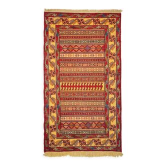 Tapis kilim d’orient persan en laine fait main 156x83 cm