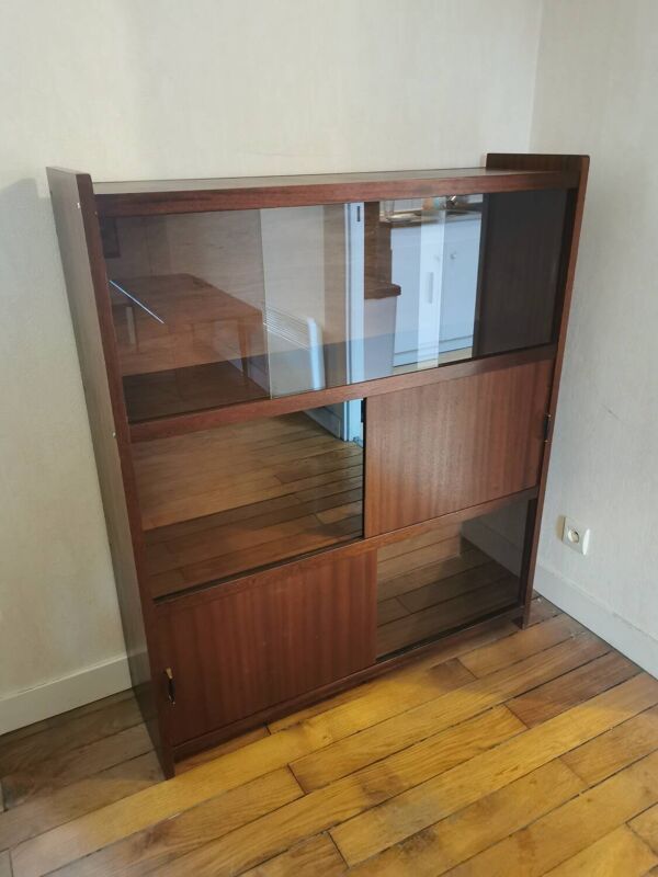 Bibliothèque Vitrine bibus année 50