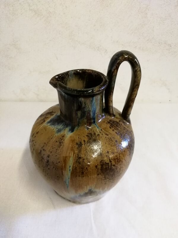 Pichet / Cruche En Grès Vernissé