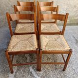 Straw chairs