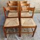 Chaises paille