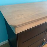 Vintage cherry wood commode refurbished