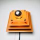 Pyramid Layered Wall Lamp In Orange By Hustadt Leuchten, Germany 1960S