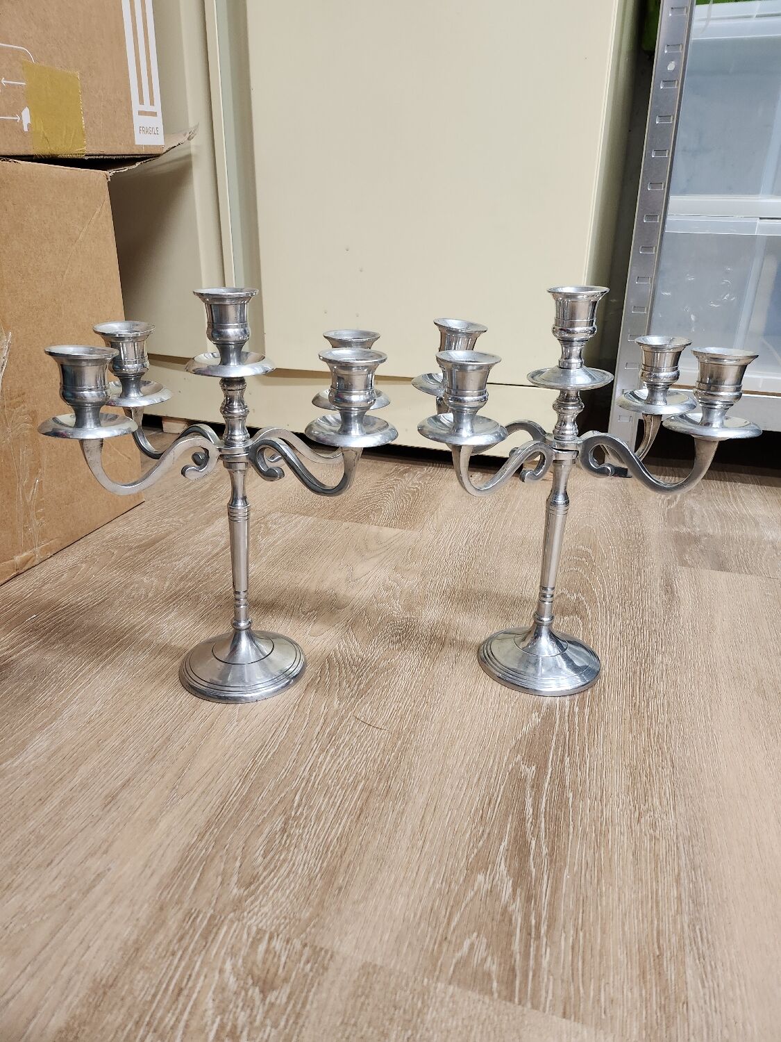 Lot 2 candle holders