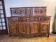 Carved solid walnut sliding buffet – Louis XV style
