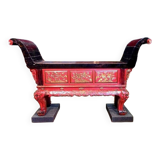 19th century China: lacquered and gilded offering console