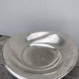 Art Deco ball footed dish with silver metal