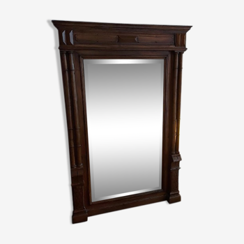 Trumeau wood mirror