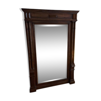 Trumeau wood mirror