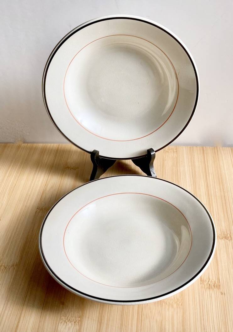 Duo vintage plates GIEN
