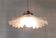 Pleated glass lampshade - mid 20th century