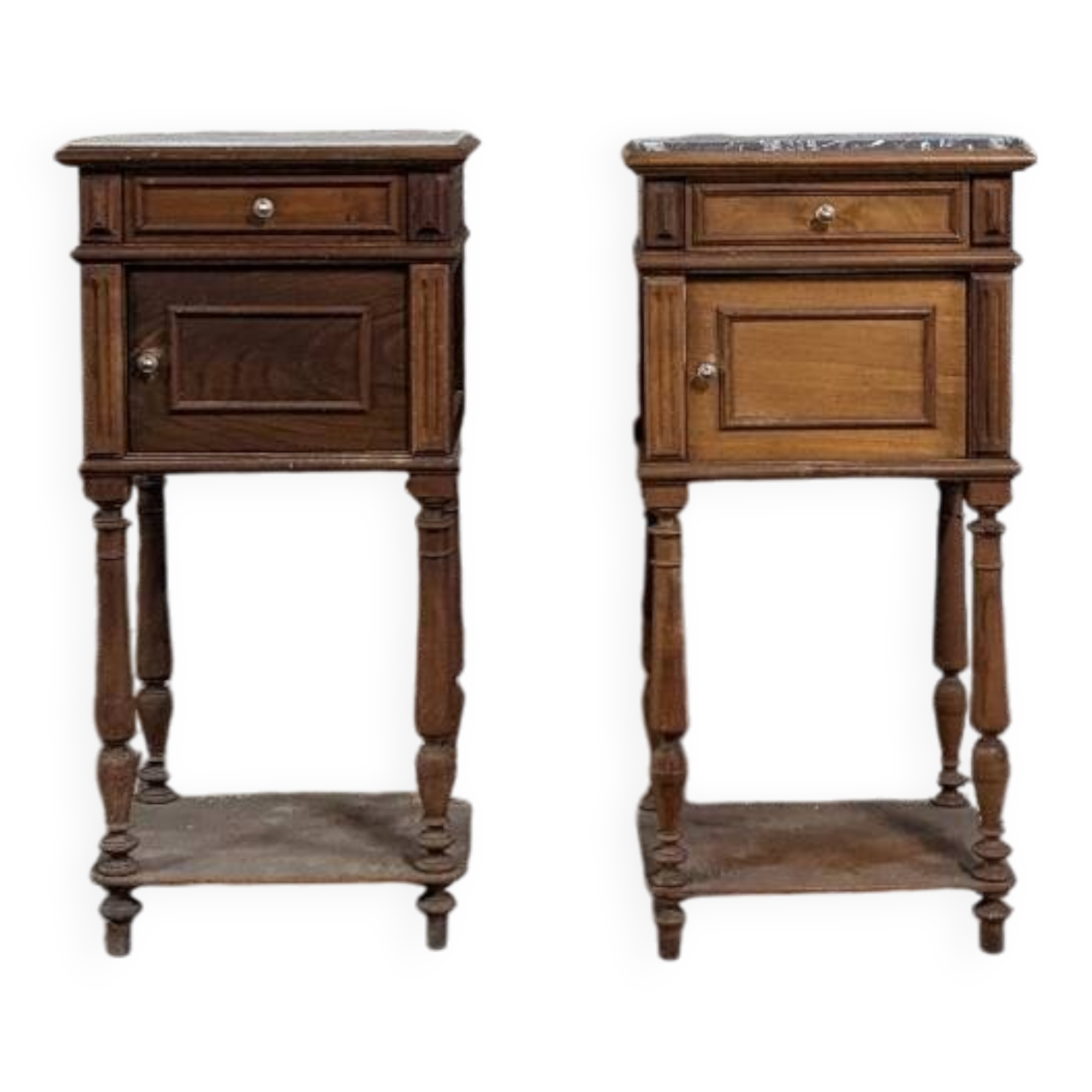 Pair of art deco bedside tables