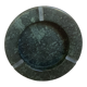 Empty pocket ashtray green marble