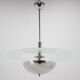 1930s Restored Art Deco Chandelier, Czechoslovakia