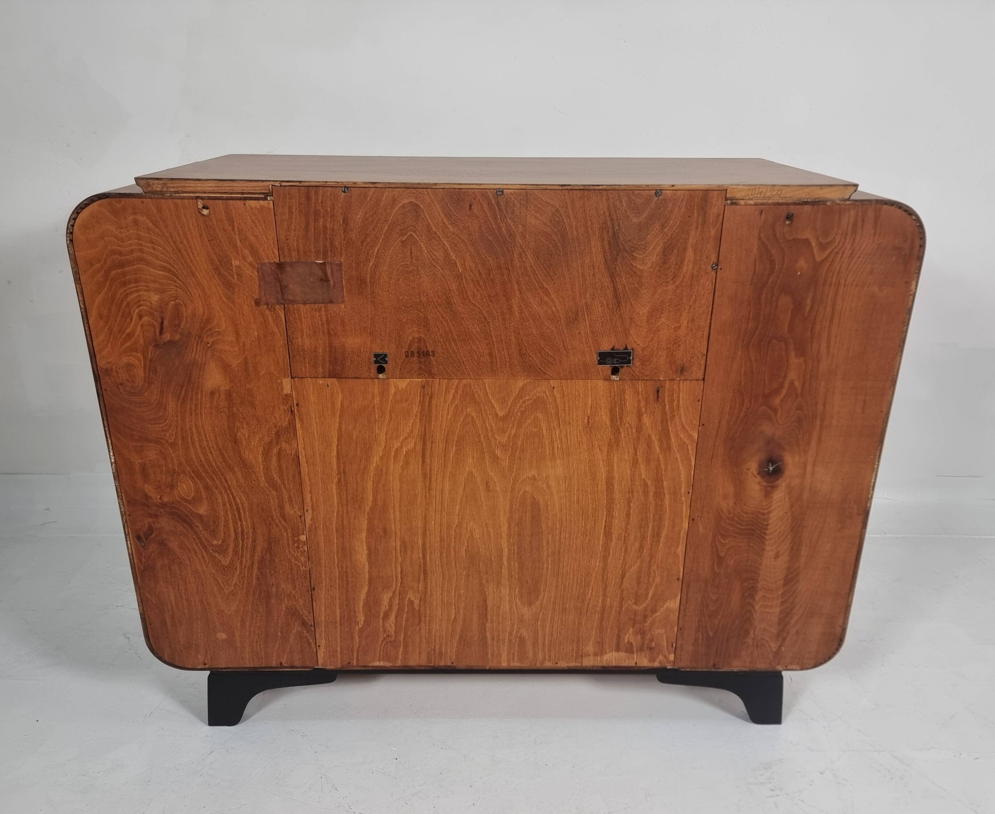 Art deco cabinet by Jindřich Halabala 1960s