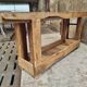 Antique workbench bathroom furniture or side table