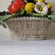 Vintage slipware fruit bowl