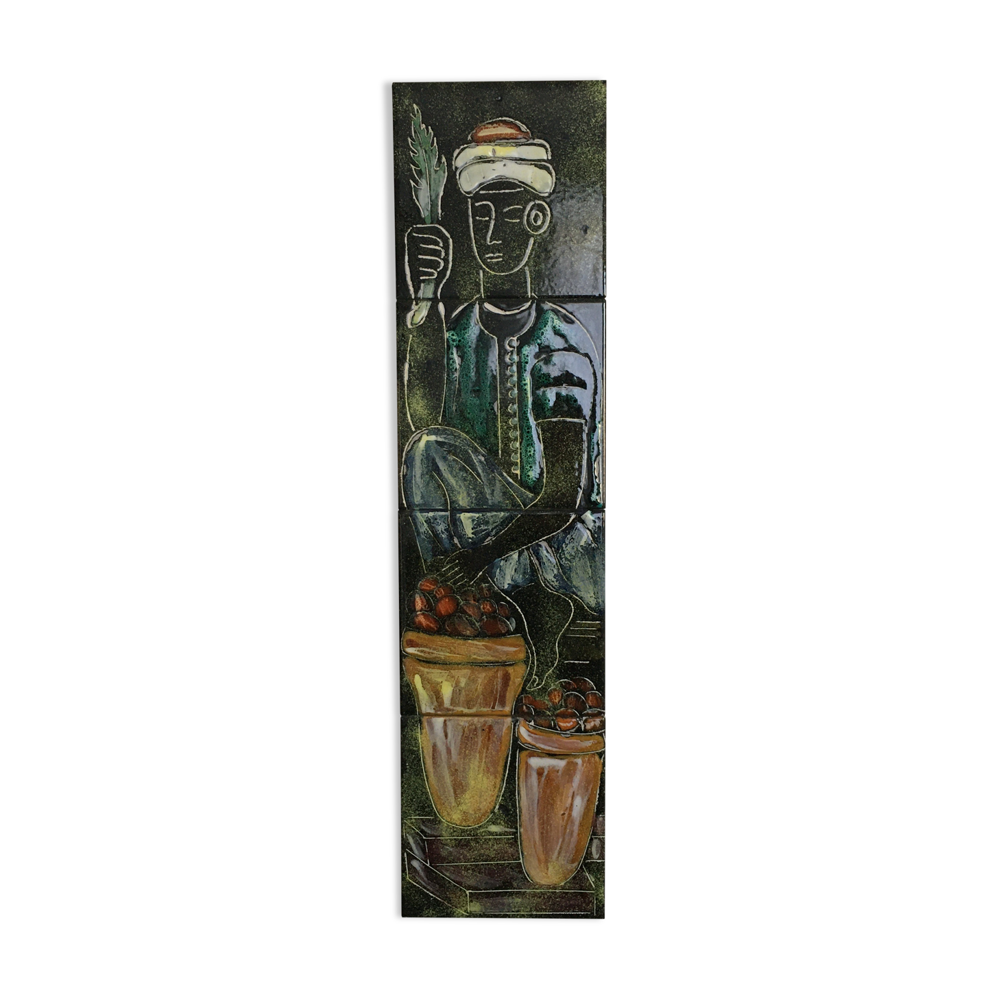 Ceramic decorative panel