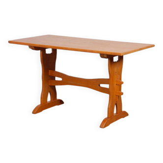 Table de repas vintage en bois, 1960