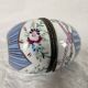 Boîte à bijoux œuf en porcelaine