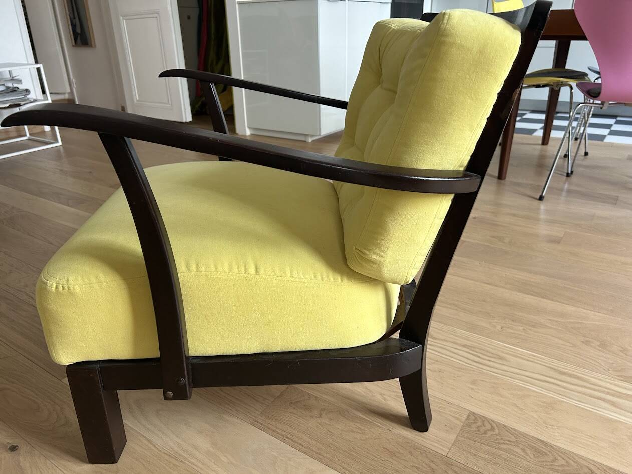 Midcentury armchair pair