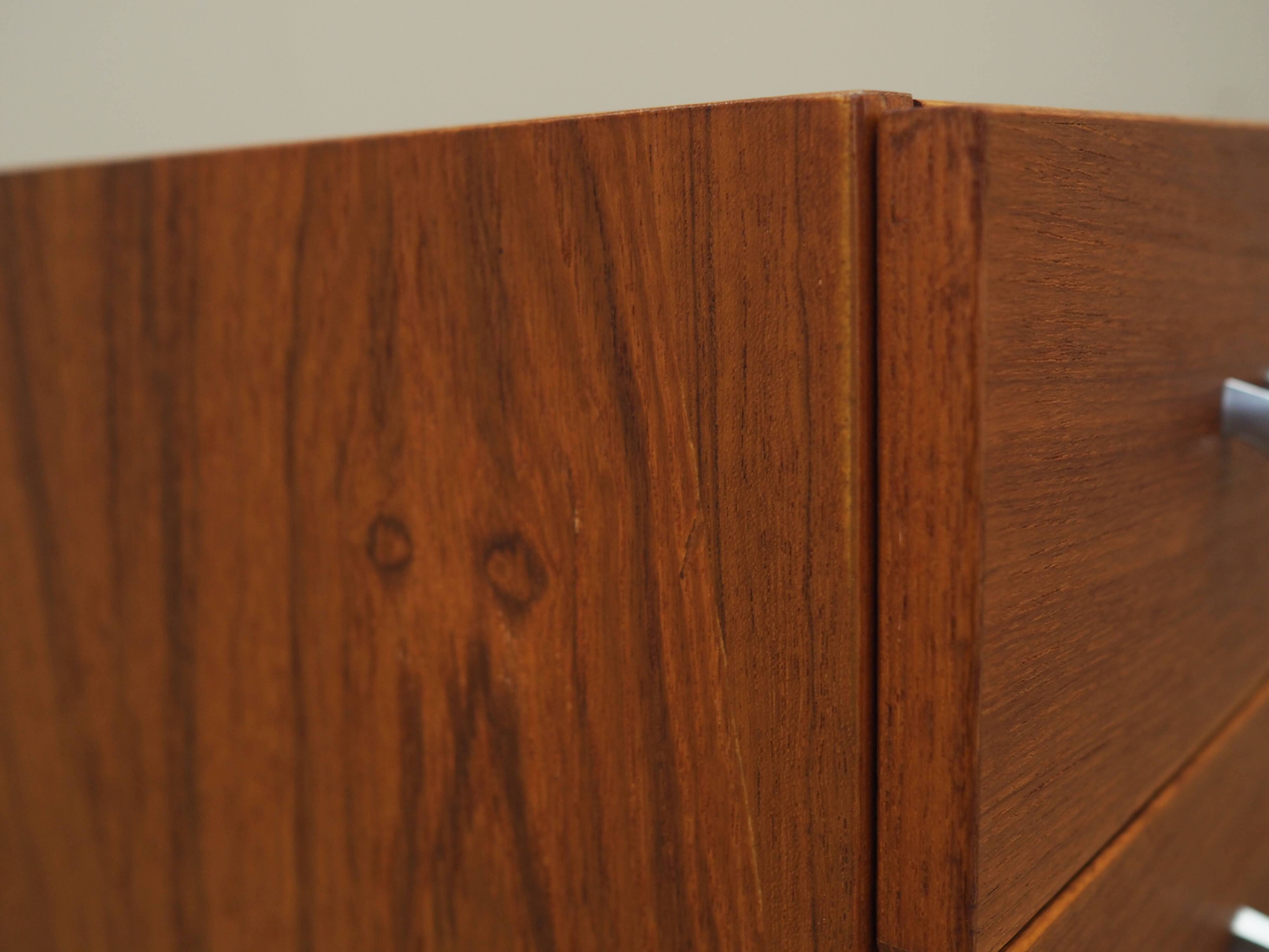 Teak chest of drawers, Scandinavian design, 1970s, manufacture: ÆJM Møbler