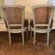Pair of cane chairs