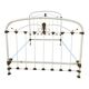 Antique wrought iron bed from the 1900s