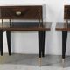 Paire de table de chevet années 50
