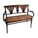 Bent wood bench