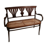 Bent wood bench
