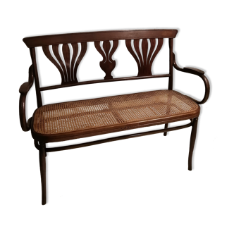 Bent wood bench