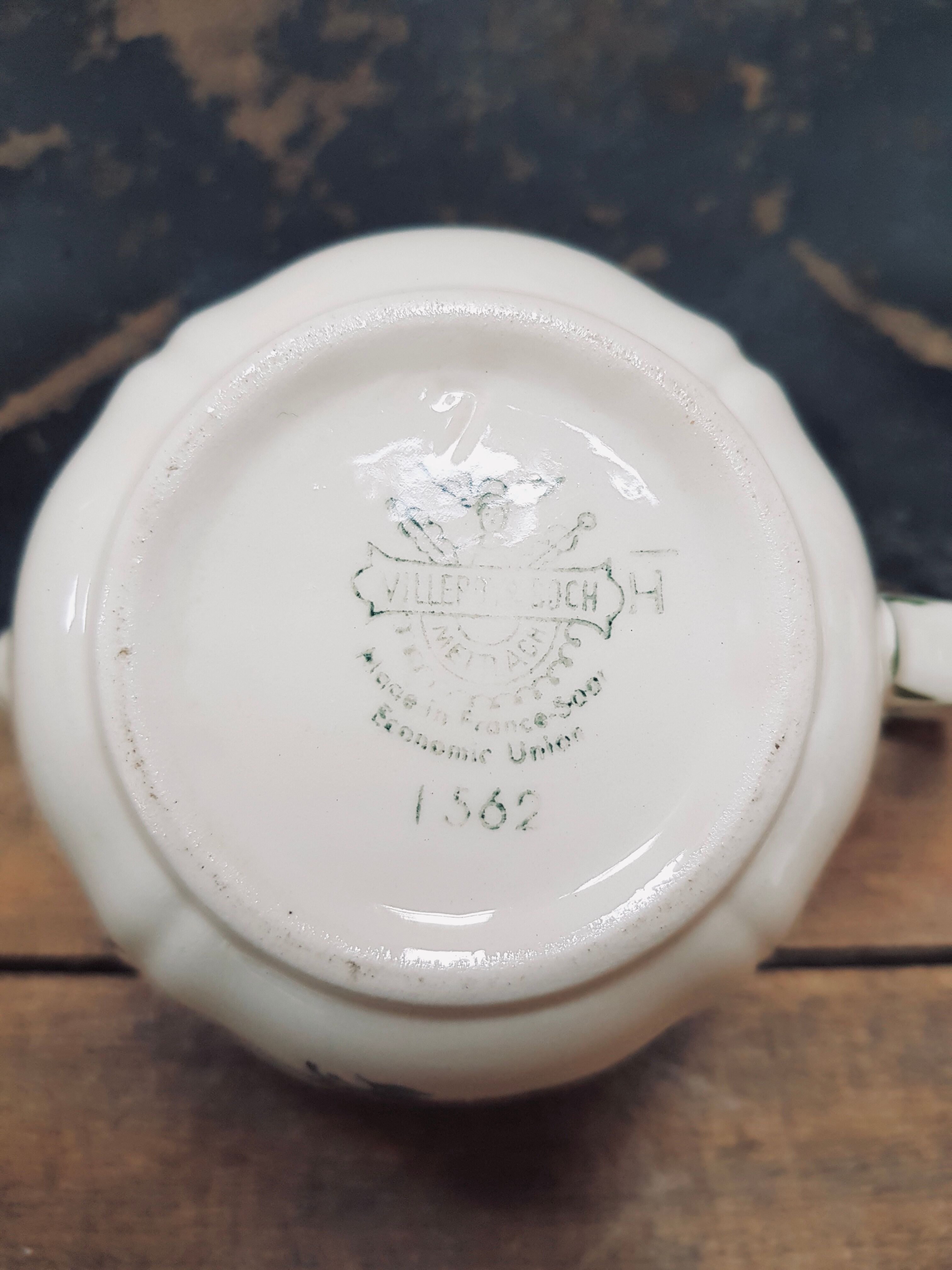 Villeroy milk pot and boch