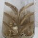 Vase mordoré en verre "Palme"